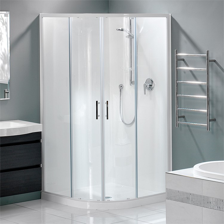Acrylic Clearlite Cezanne 1000mm Round Shower Enclosure