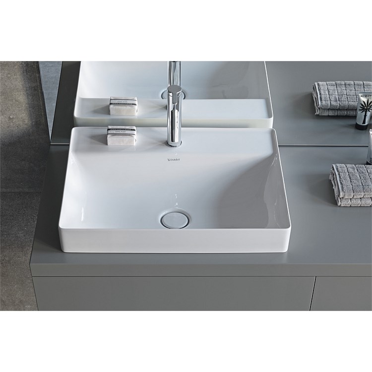 Duravit DuraSquare Wall-mounted Washbasin White - 2348800041