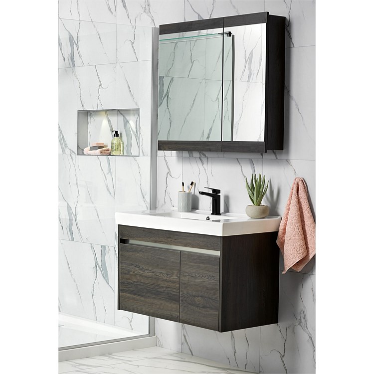 Vanities and Storage Athena Menuet Alumino 810mm WallHung Vanity