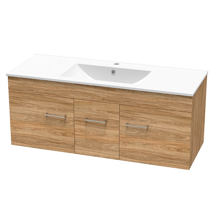 Vanities and Storage Clearlite Cashmere Classic 1200mm WallHung Vanity