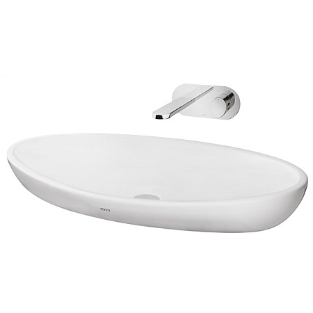 Toto Le Muse 800mm Oval Counter Top Basin