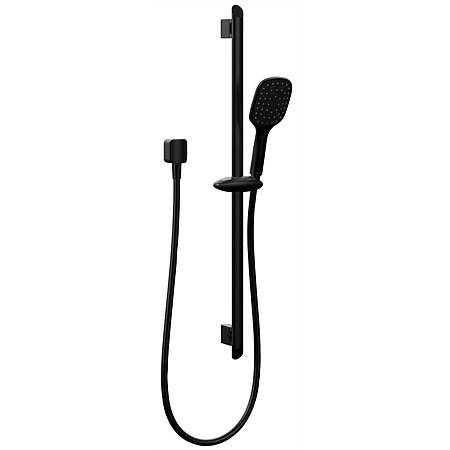 Felton Axiss II Single Spray Slide Shower Black