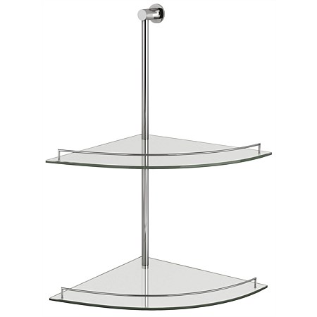 LeVivi 450mm Double Glass Shower Shelf