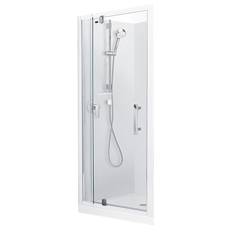 Englefield Azure 900mm Alcove Square Shower Enclosure