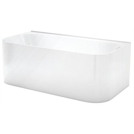 LeVivi Lucca 1800mm Back-To-Wall Bath White