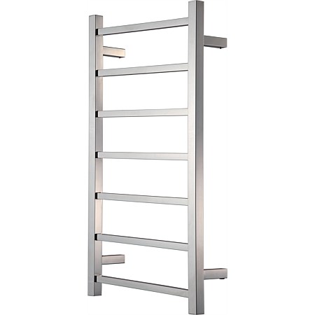 LeVivi Slimline 7 Bar 825mm Square Towel Warmer Stainless Steel
