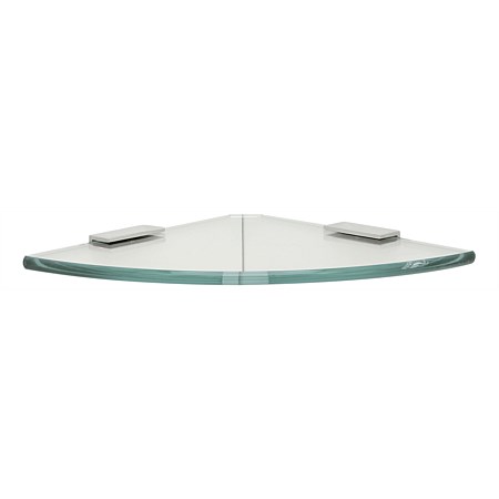 Tranquillity Toughened 200mm Glass Corner Shelf