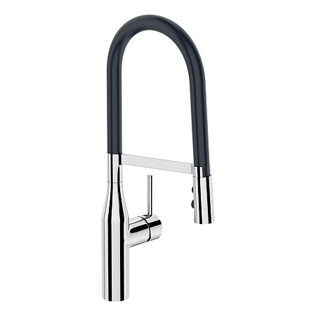 Elementi Uno Goose Neck Sink Mixer with Rubber Pull Out Spout