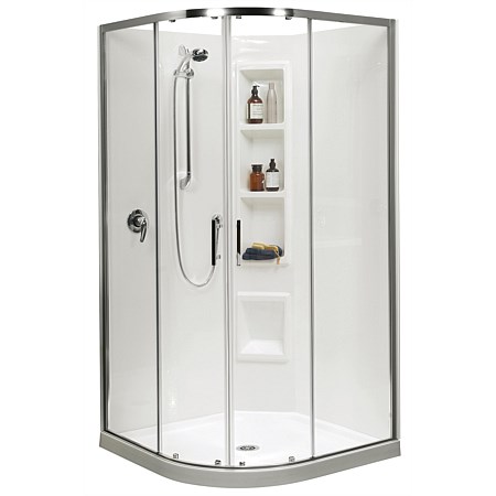 Clearlite Cezanne 900mm Round Shower Enclosure