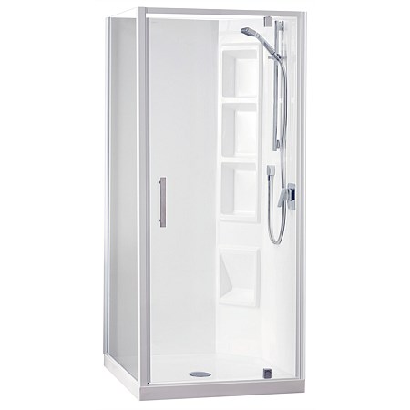 Clearlite Induro Tall 900mm 2 Sided Shower Enclosure