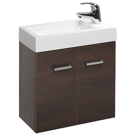 Clearlite Mimas 500mm Wall-Hung Hand Basin and Vanity