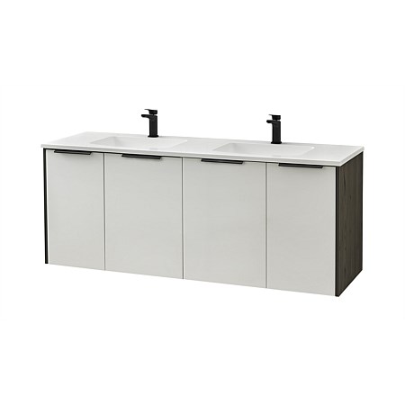 Clearlite Nikau 1500mm Double Bowl Vanity