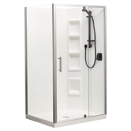 Clearlite Millennium 1200mm 2 Sided Shower Enclosure