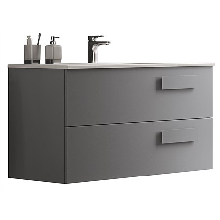 Inda Street 1200mm Double Bowl Wall-Hung Vanity