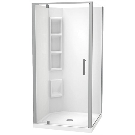 Clearlite Millennium 1000mm 2 Sided Shower Enclosure