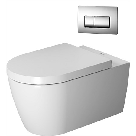 Duravit ME by Starck Rimless Wall-Hung Toilet Suite