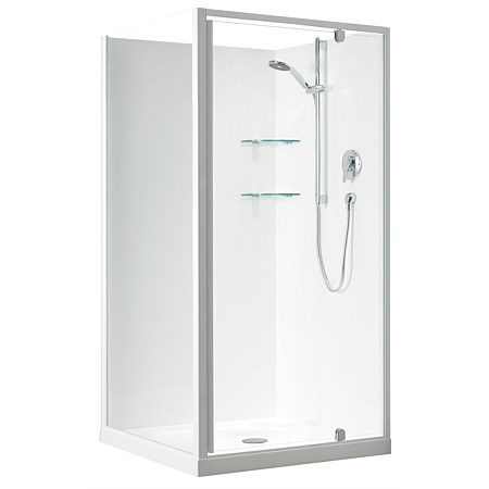 Clearlite Sierra 900mm 2 Sided Square Shower Enclosure