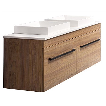Athena Sirocco Soltero 1500mm Double Bowl Wall-Hung Vanity