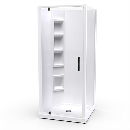 Clearlite Millennium 900mm 2 Sided Square Shower Enclosure