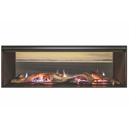 Linear 1500 Double Sided Gas Fire LPG