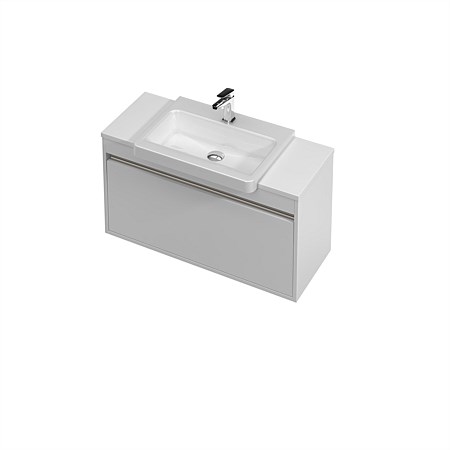 St Michel City Semi-Recessed 900mm Wall-Hung Vanity