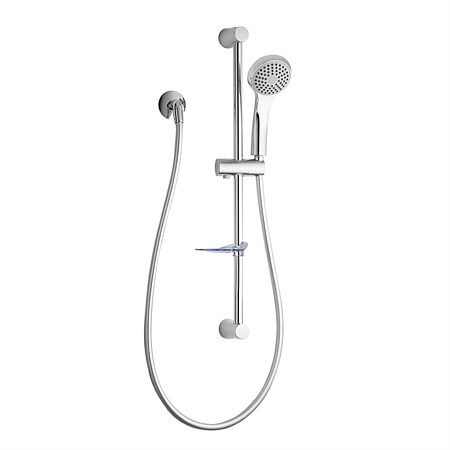 Designer Single Spray Slide Shower Chrome