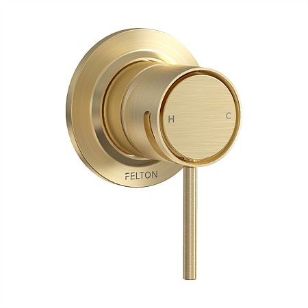 Felton Tate Shower Mixer Brushed Gold