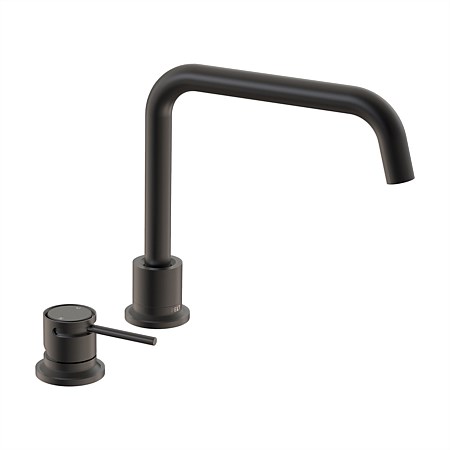 Felton Tate Deck Mounted Sink Mixer Matte Black