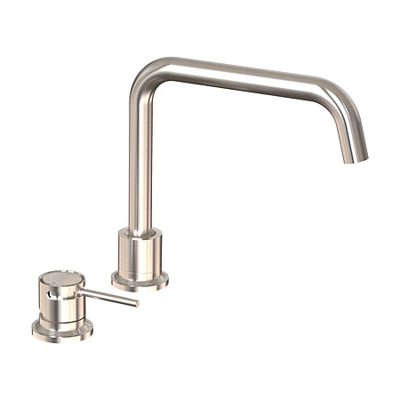 Felton Tate Deck Mounted Sink Mixer Brushed Nickel