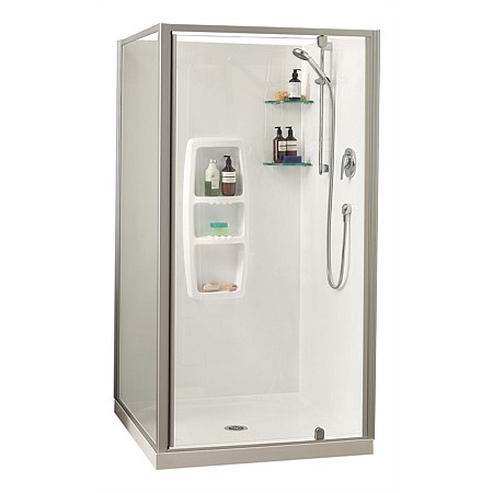 Clearlite Sierra 1000mm 2 Sided Square Shower Enclosure