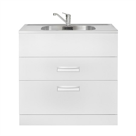 LeVivi Hub Tub 900mm Double Drawer Laundry Tub