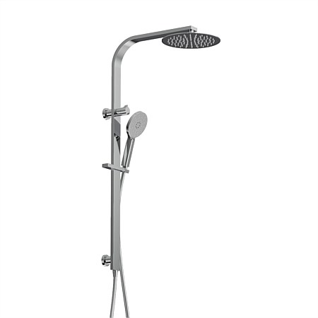 Plumbline Venice Round Shower System Chrome