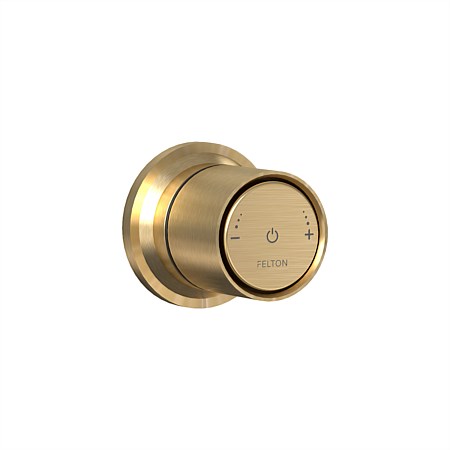 Felton Tate Smartflow Digital Shower Mixer Brushed Gold