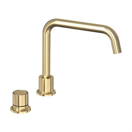 Felton Tate Digital Deck Mounted Mixer Brushed Gold