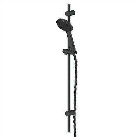 Greens Glide Rainboost Adjustable Rail Shower Matte Black