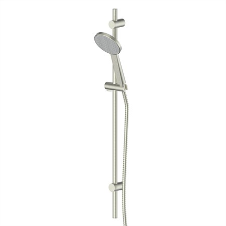 Greens Glide Rainboost Adjustable Rail Shower Brushed Nickel