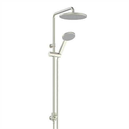 Greens Glide RainBoost® Twin Rail Shower Brushed Nickel