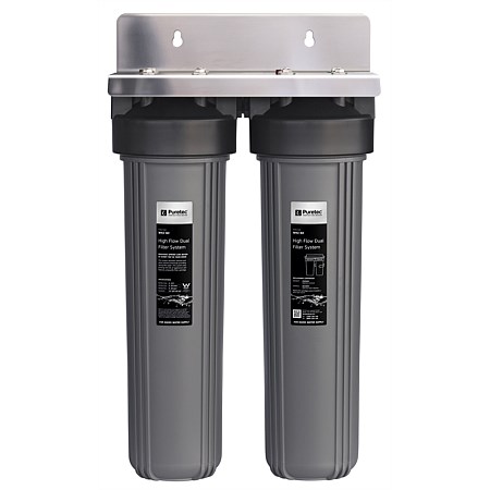 Puretec WH2 Series Whole House Dual Water Filter System 60 Lpm