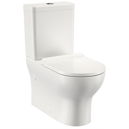 Clark Round Alto II Back to Wall Slim Toilet Suite