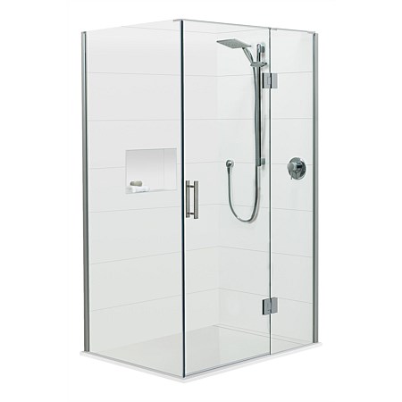 Brenner 1200mm RH 2 Wall Prefinished Base Shower Package