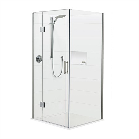 Brenner 900mm LH 2 Wall Prefinished Base Shower Package