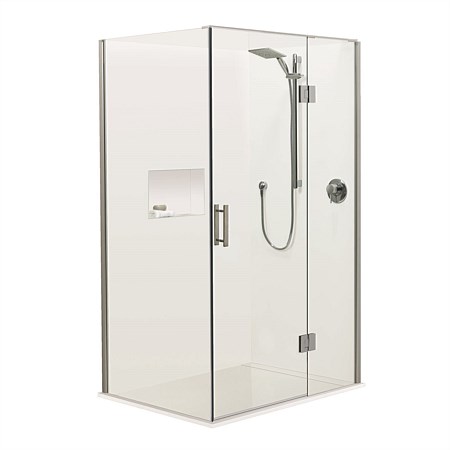 Atlantis Brenner 900mm RH 2 Wall Shower Enclosure