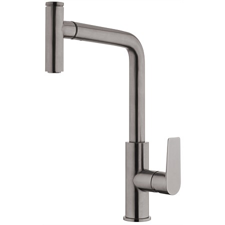 Voda Olympia High Rise Pull-Out Sink Mixer Brushed Gunmetal