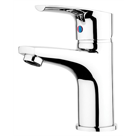 Voda Ecomix Cast Spout Basin Mixer Chrome