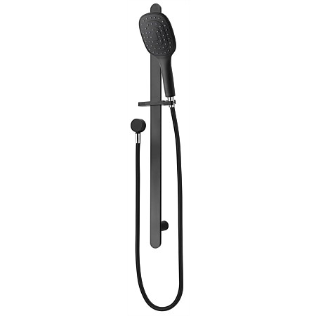 Voda Eclipse Square 1 Function Slide Shower Matte Black