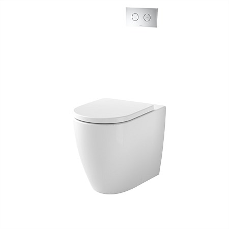 Caroma Invisi II Urbane II Cleanflush® Wall-Faced Toilet Suite with Soft Close Seat