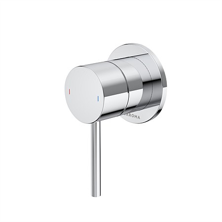Caroma Liano II Bath Shower Mixer Chrome with Round Cover Plate