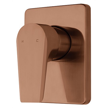 Voda Olympia Vortex Shower Mixer Brushed Copper