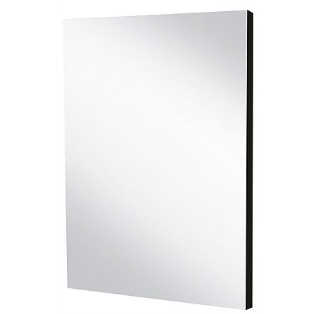 Aalborg 600mm Polished Edge Mirror with Black Frame