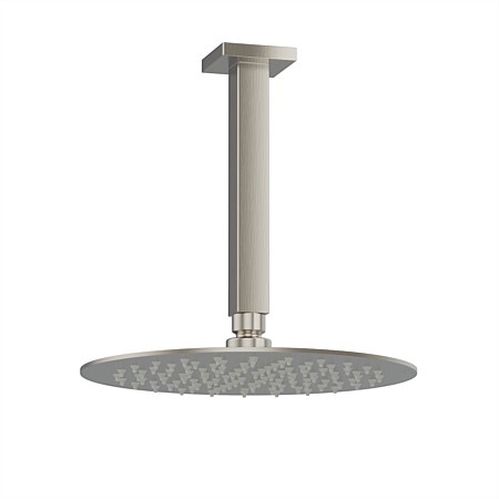 Progetto Venice Round 250mm Ceiling Mounted Rainhead Brushed Nickel